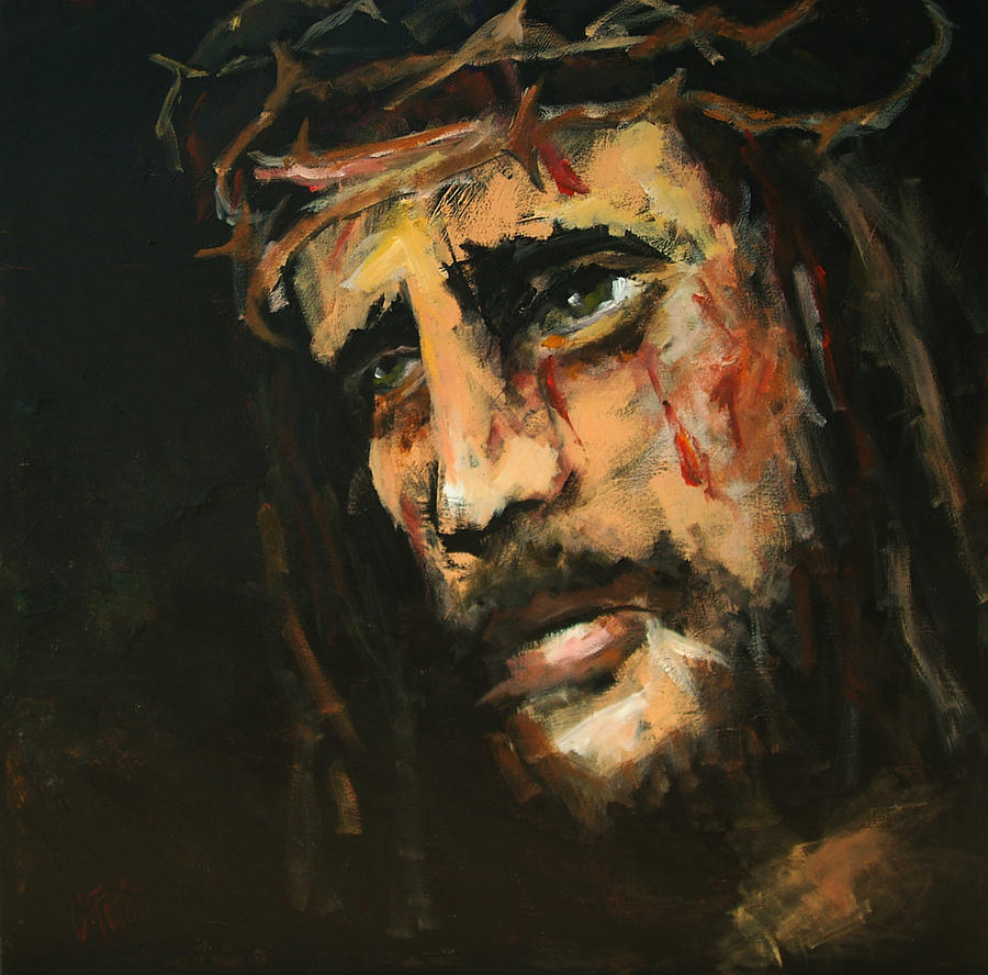 Jesus Christ Painting - Crucified Jesus by Carole Foret