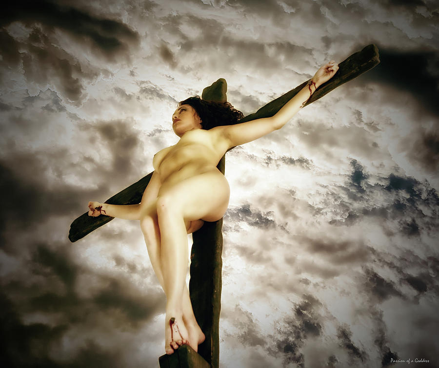 Crucified Woman In Upward View Photograph By Ramon Martinez Fine Art