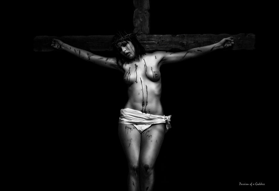Abstract Digital Art - Crucifix I by Ramon Martinez