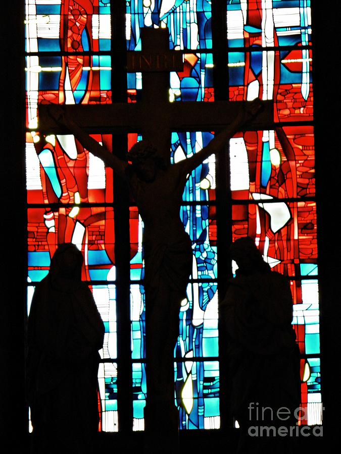 Crucifixion in Silhouette Photograph by Sarah Loft