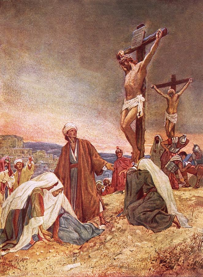 Crucifixion Painting by William Brassey Hole Pixels