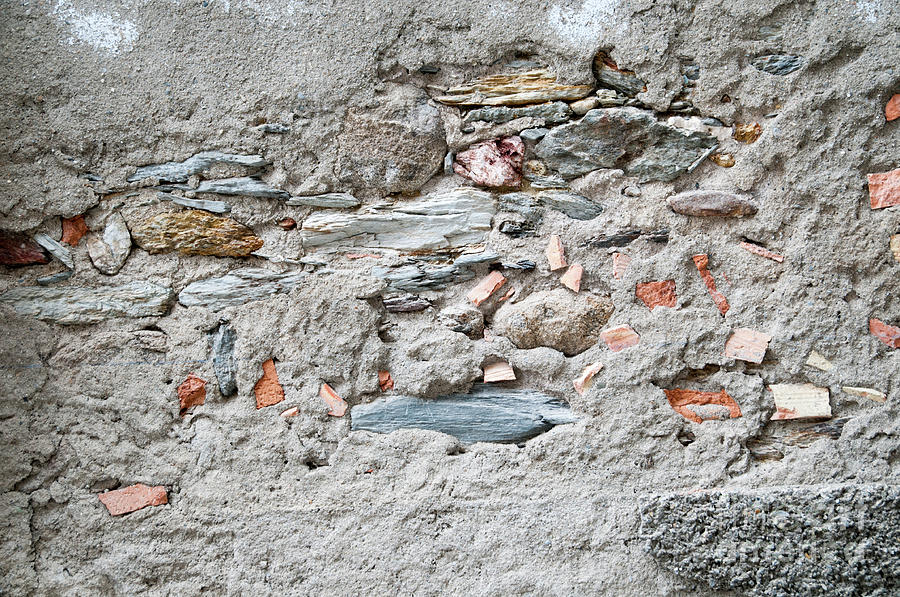 Crude Stone Wall Photograph