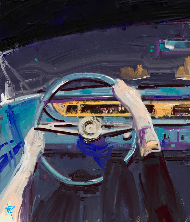 Cruise Control Mixed Media by Russell Pierce