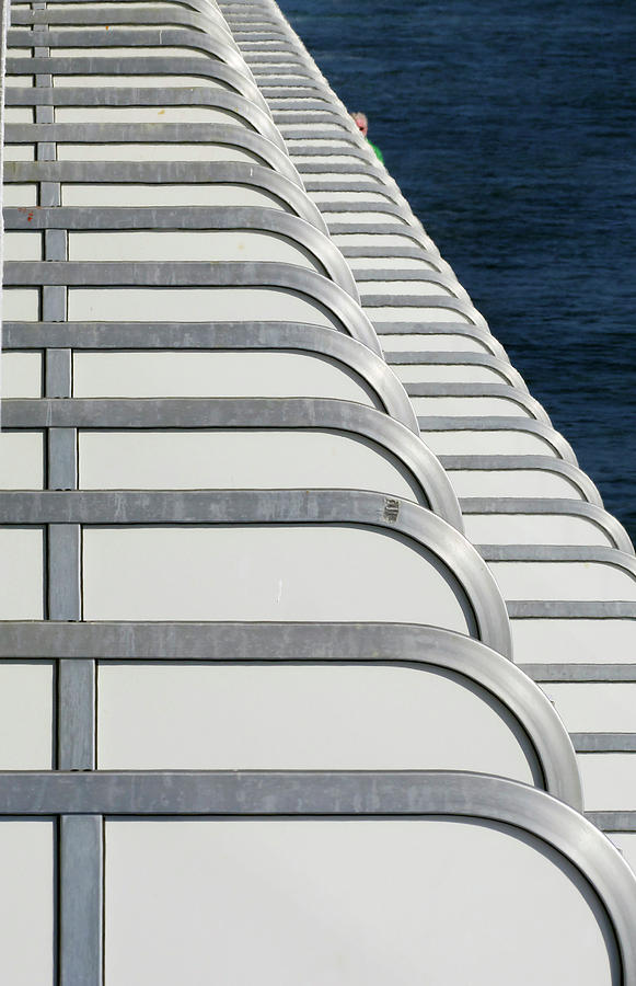 Cruise Ships Balconies Photograph by Paul Ross