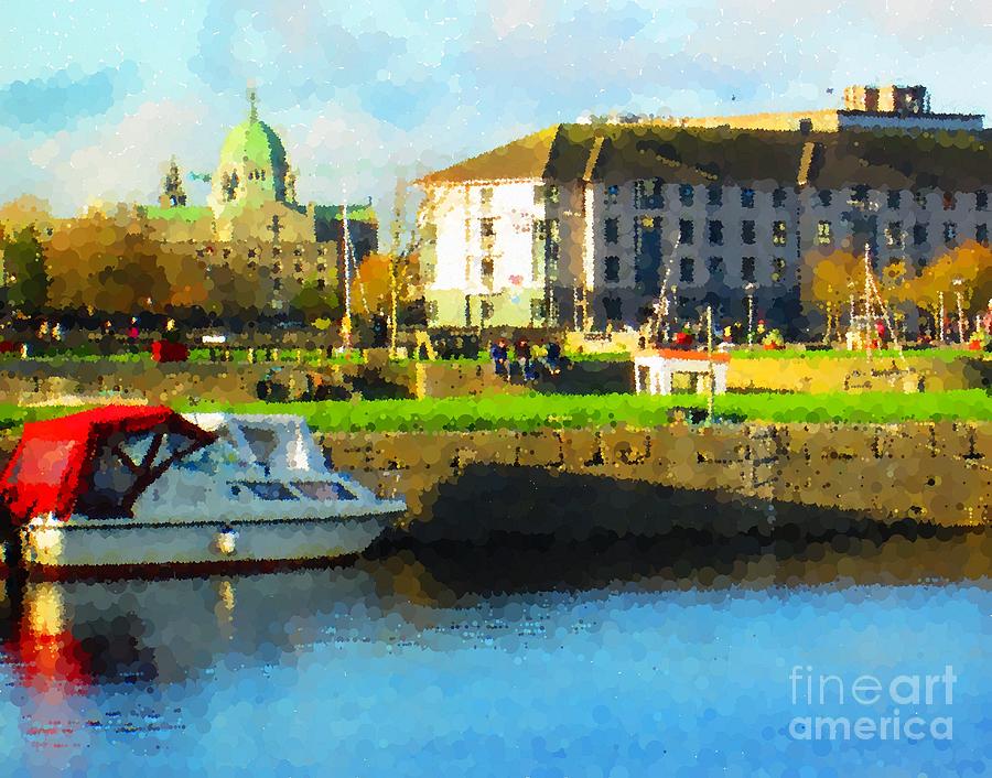 art prints of Galway Cruiser in the claddagh galway Painting