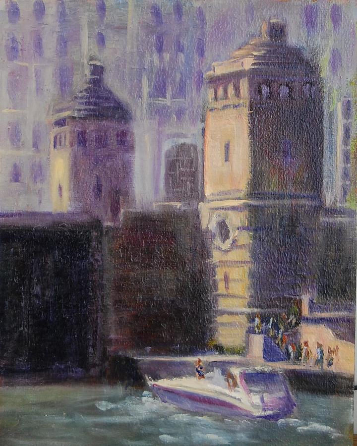 Chicago Painting - Cruising Chicago by Will Germino