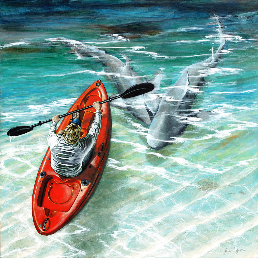Cruising the Channel Painting by Joan Garcia