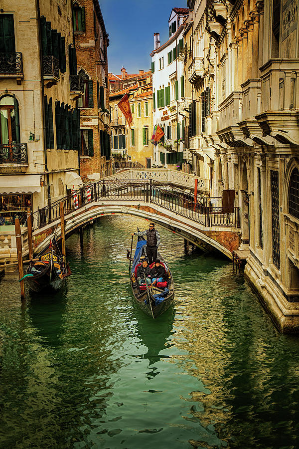 Cruising Venice Photograph by Andrew Soundarajan