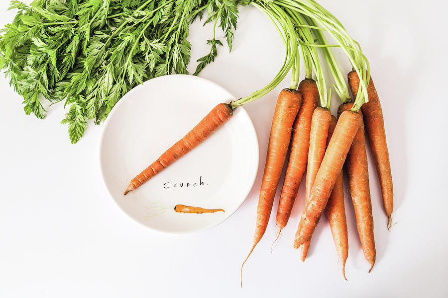 Carrot Photograph - Crunch by Kim Hojnacki