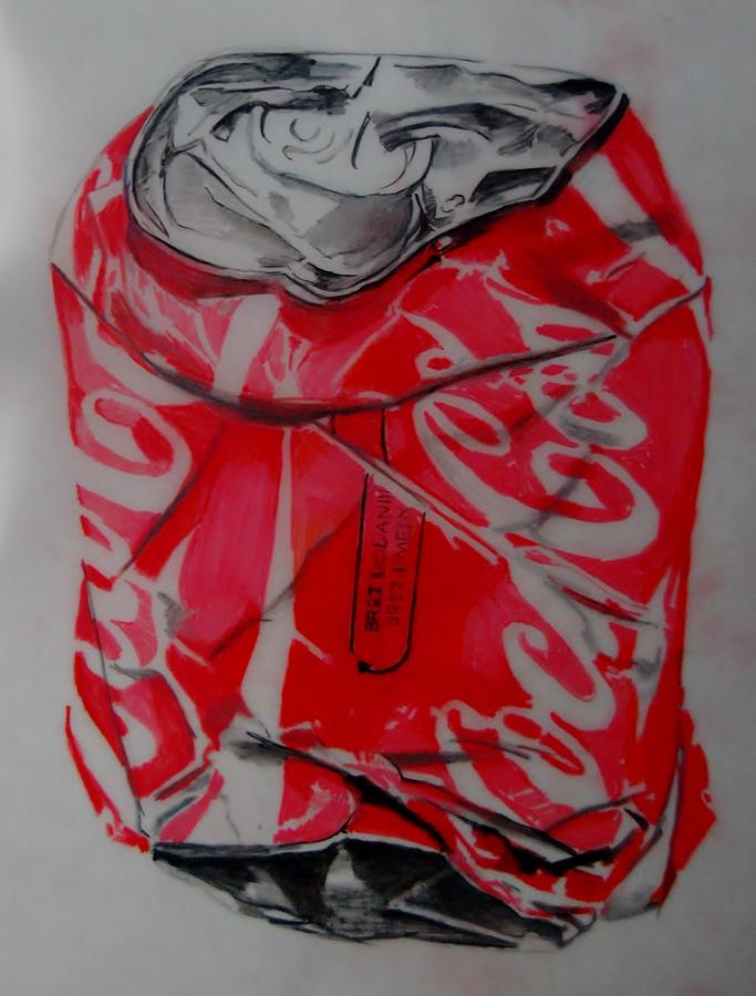Crushed Drawing by Jean Cormier