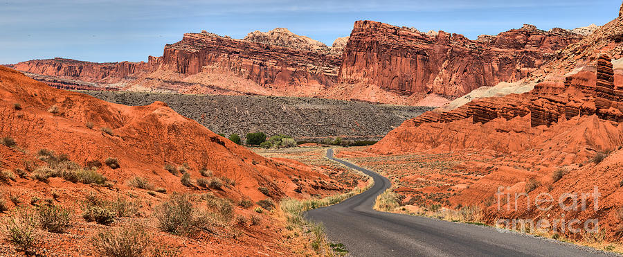 Capitol Reef National Park Photograph - Crusing Through The Waterpocket Fold by Adam Jewell