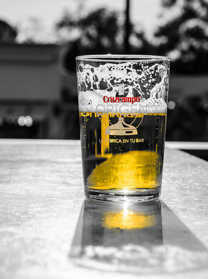 Cruzcampo Beer Photograph by AM FineArtPrints