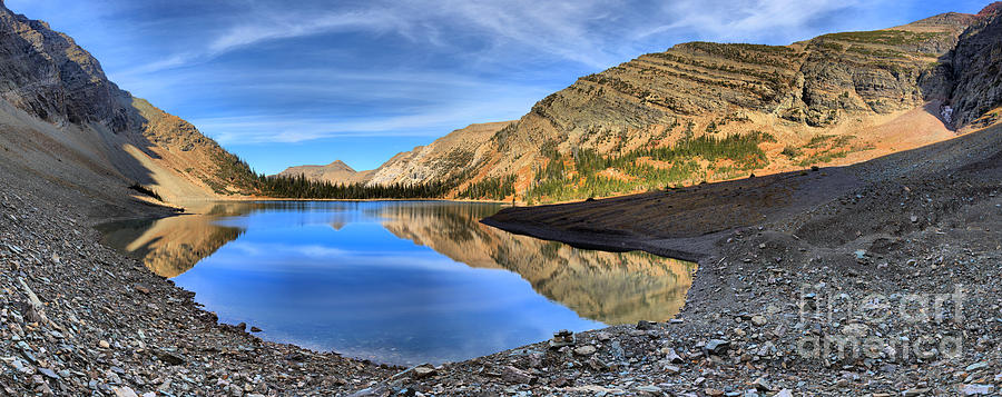 Landscape Photograph - Crypt Lake Panorama by Adam Jewell