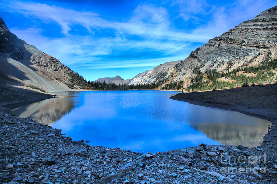 Landscape Photograph - Crypt Lake Reflections by Adam Jewell
