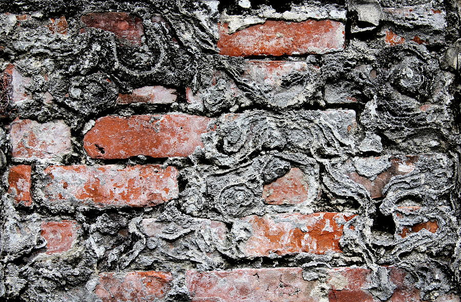 Crypt Wall Texture Photograph Photograph by Kimberly Walker
