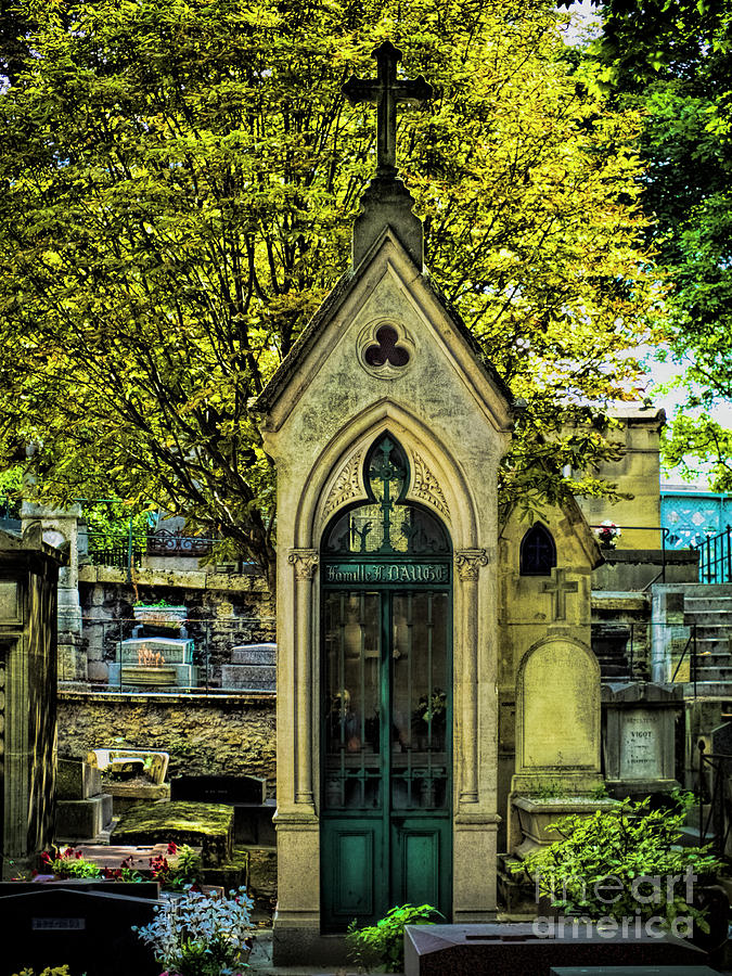 Crypt in Montmartre Photograph by Karen Lewis