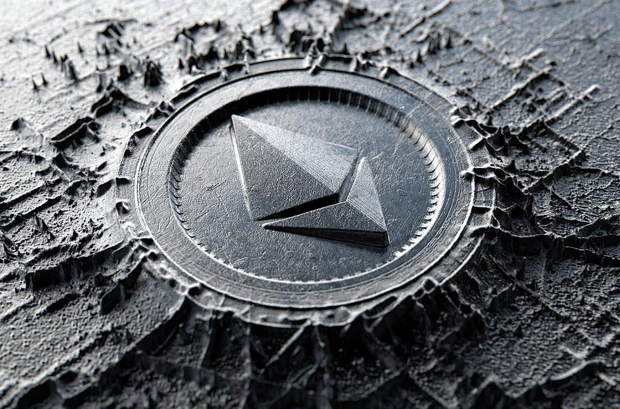 Currency Digital Art - Cryptocurrency Casting Ethereum  by Allan Swart