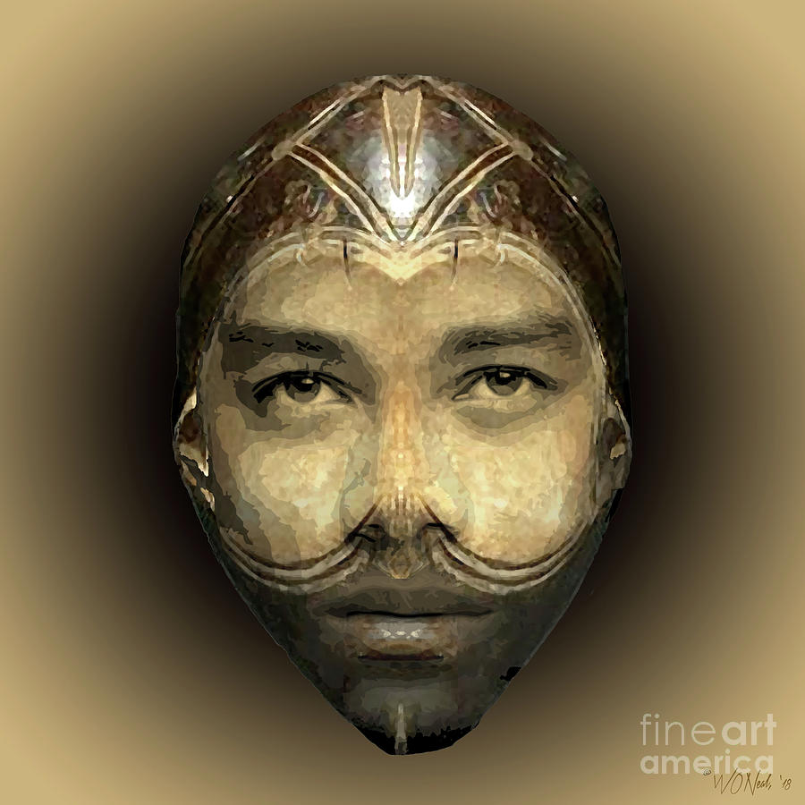 Faces Digital Art - Ngbaka by Walter Neal