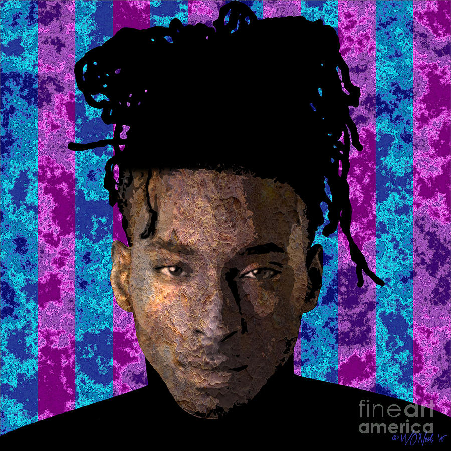 Portrait Digital Art - Cryptofacia 46 by Walter Neal