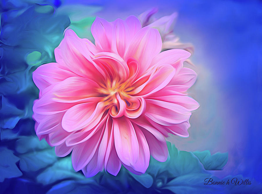 Crysanthemum delight Digital Art by Bonnie Willis