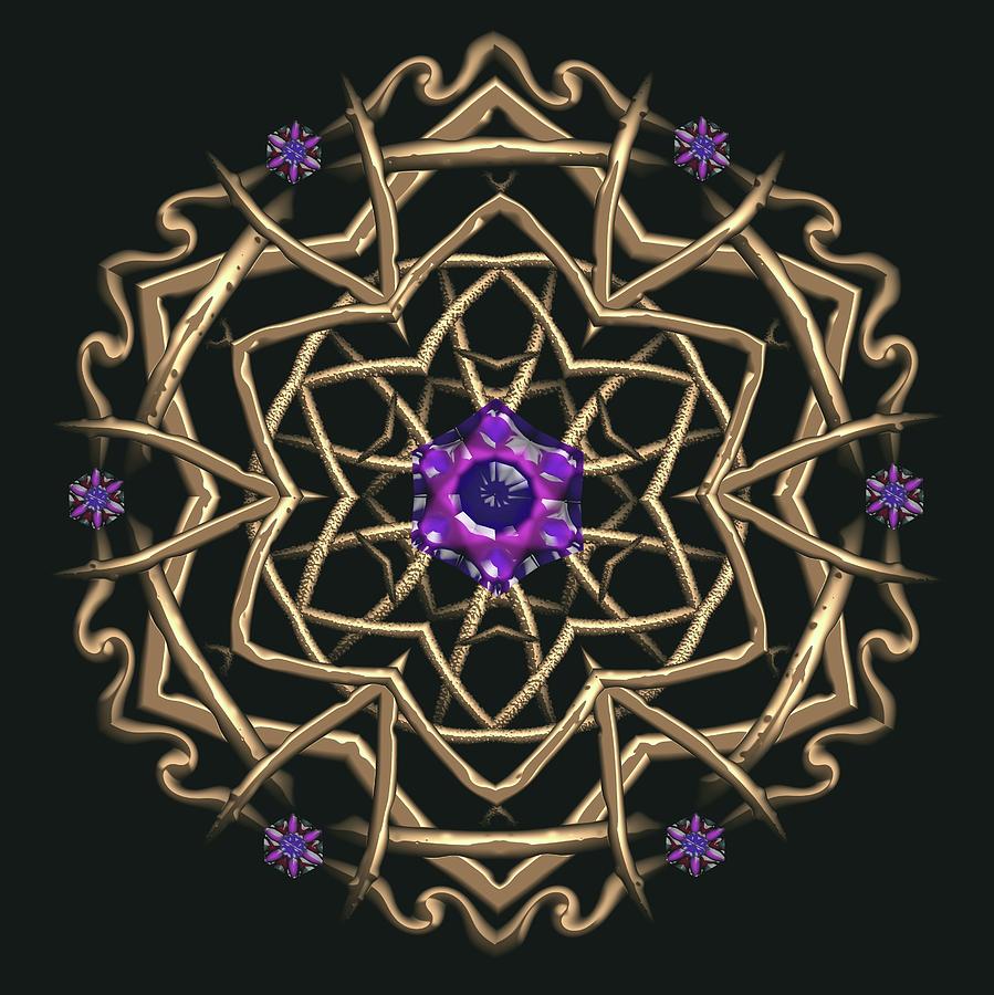 Light Digital Art - Crystal 19 by Robert Thalmeier Light Digital Art - Crystal 19 by Robert Thalmeier