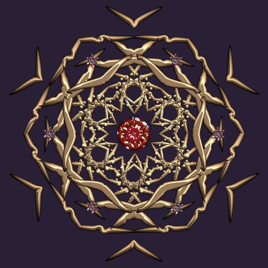Light Digital Art - Crystal 21 by Robert Thalmeier Light Digital Art - Crystal 21 by Robert Thalmeier