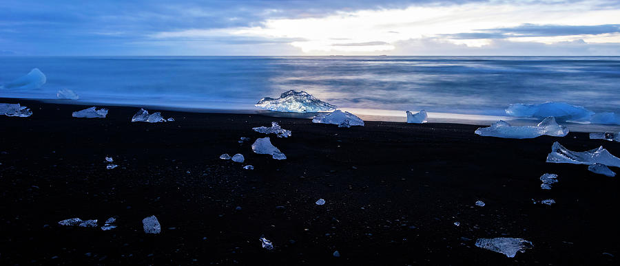 Crystal Beach Iceland Photograph by Brad Scott