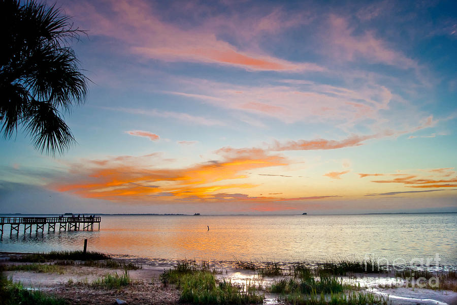 Crystal Beach Sunset Photograph by Sherry Snyder - Fine Art America