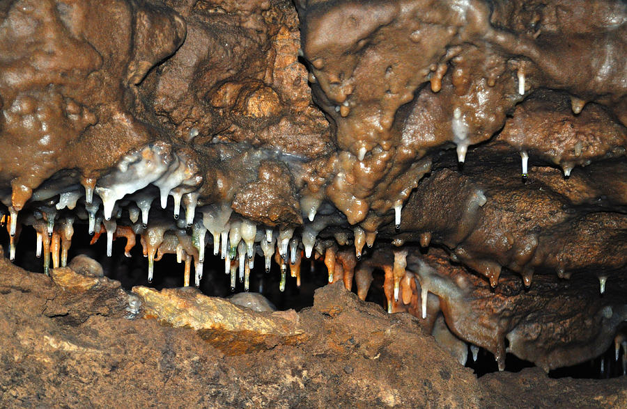 Crystal Cave Stalactites II Photograph by Kyle Hanson - Fine Art America