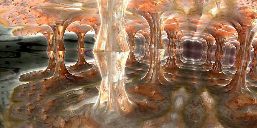 Crystal Caves of Pfeleron Digital Art by Richard Ortolano