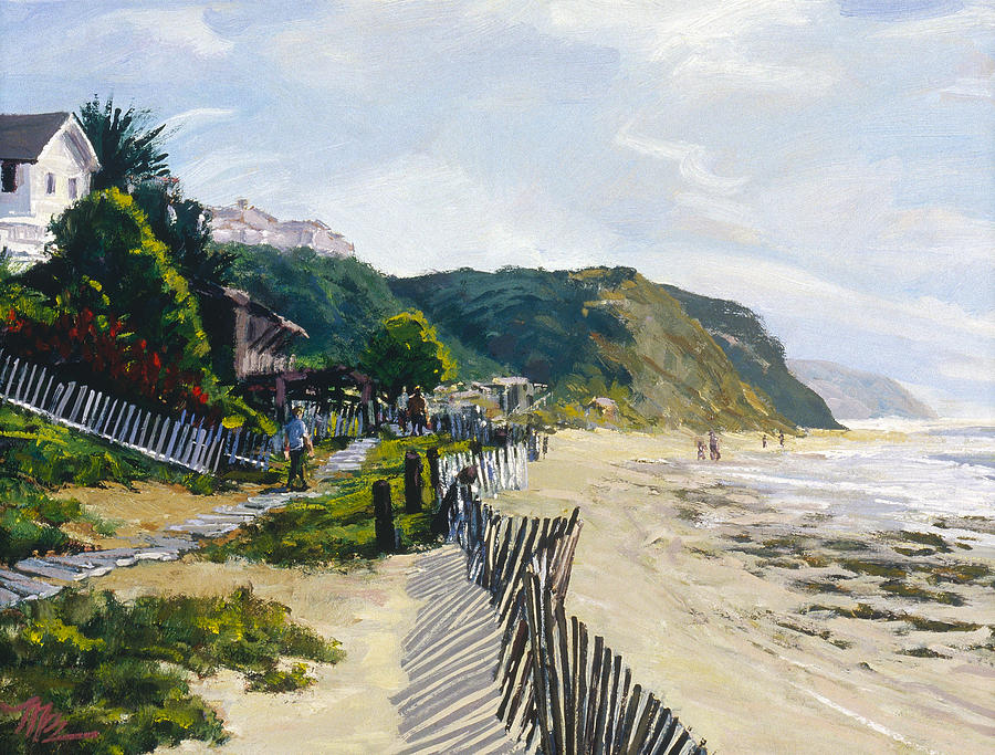 Crystal Cove Afternoon Painting by Mark Lunde