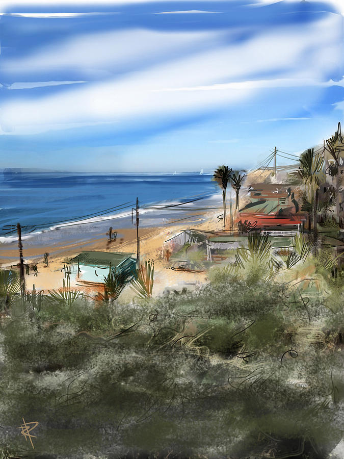 Crystal Cove Mixed Media by Russell Pierce