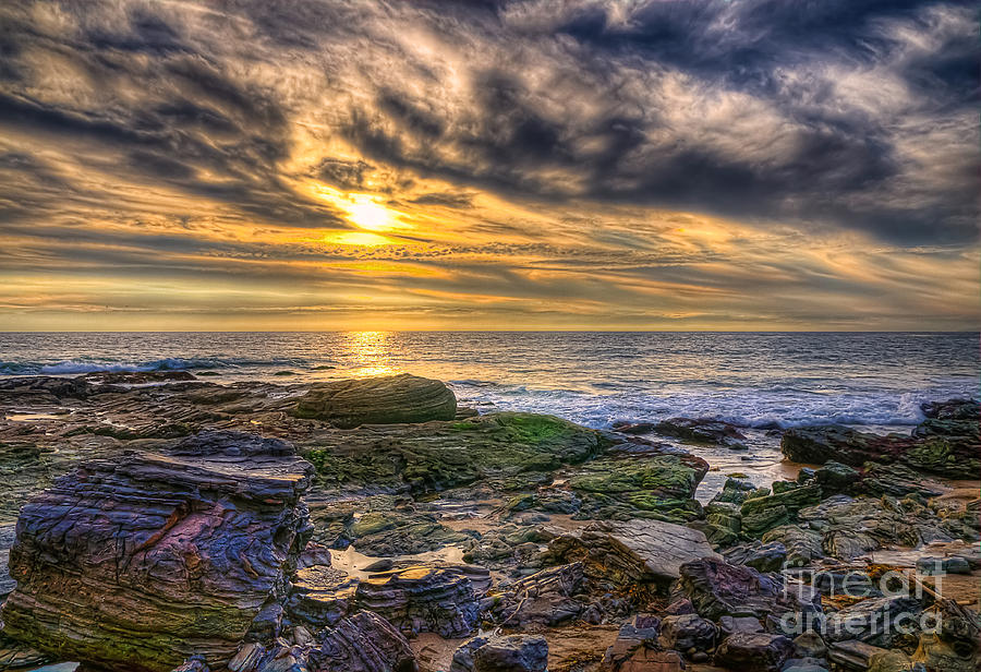 Sunset Photograph - Crystal Cove Tide Pools by Eddie Yerkish