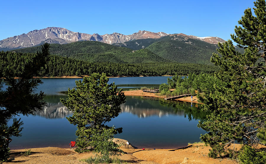 Colorado Springs Photograph - Crystal Creek Reservoir 1 by Judy Vincent