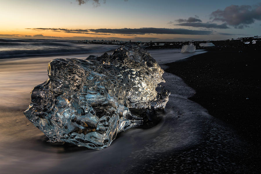 Crystal Ice at Sunrise Photograph by Scott Cunningham