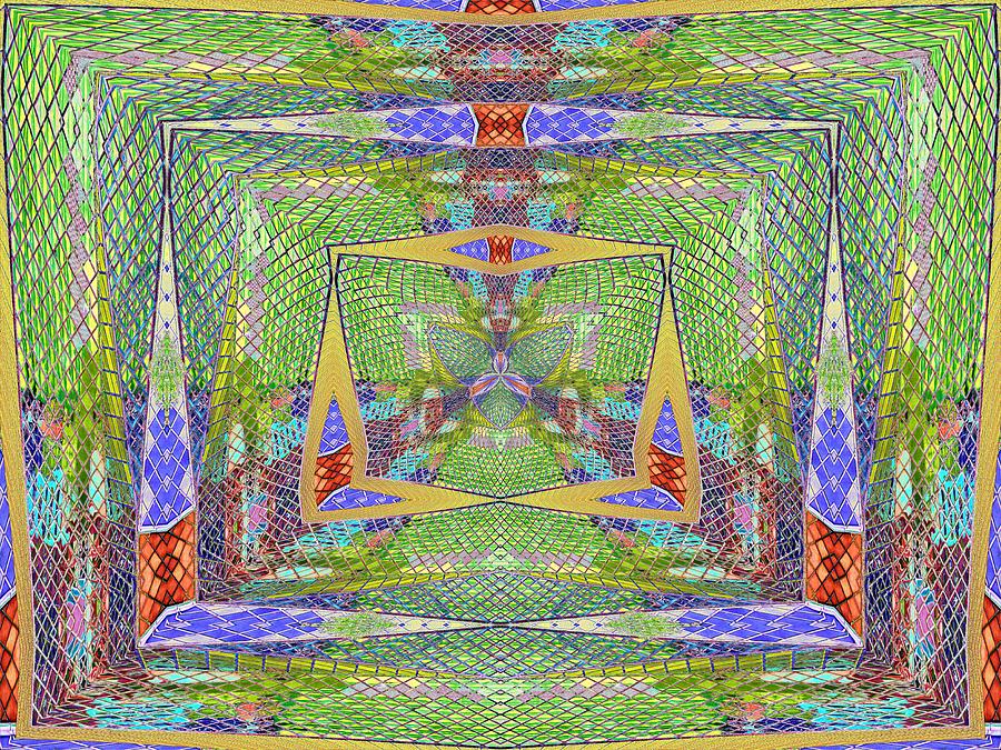 Crystal Kaleidoscope Way Digital Art by Tim Allen