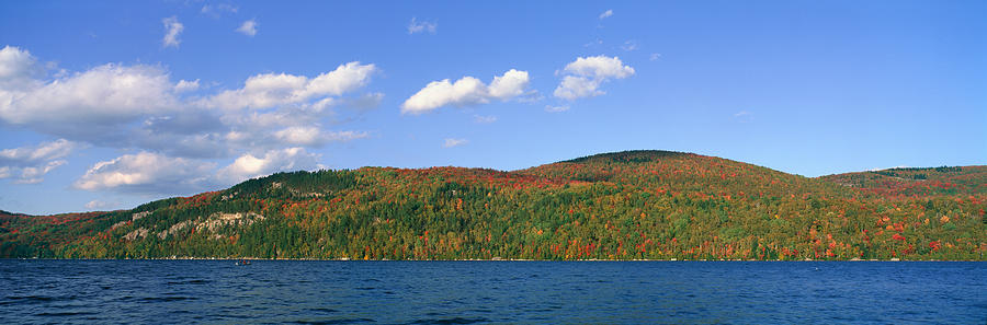 Crystal Lake In Autumn, Vermont Photograph by Panoramic Images