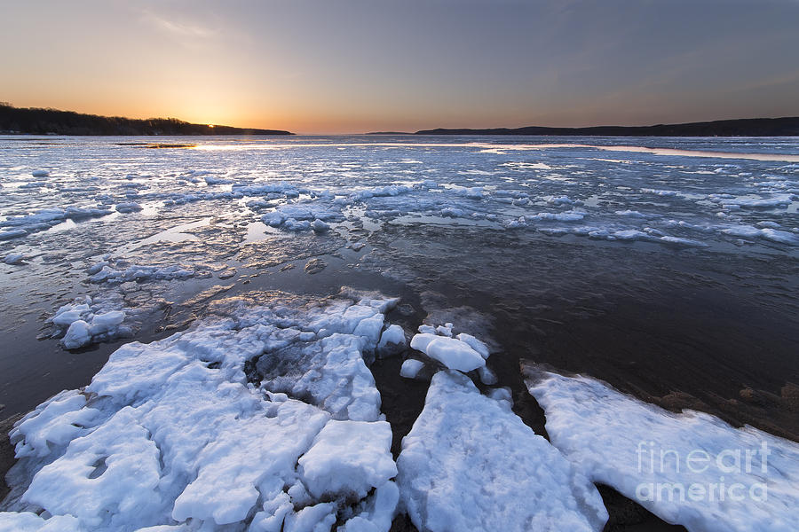 Lake Michigan Photograph - Crystal Lake on Ice by Twenty Two North Photography