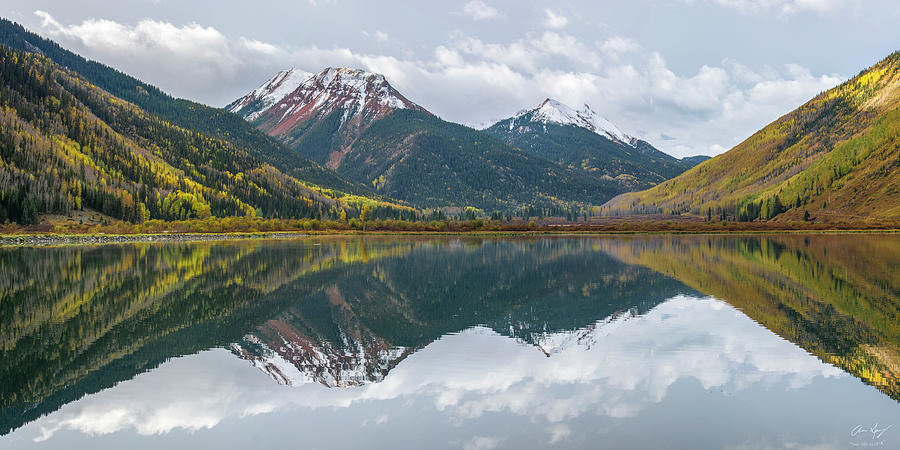 Crystal Lake Reflection Photograph by Aaron Spong