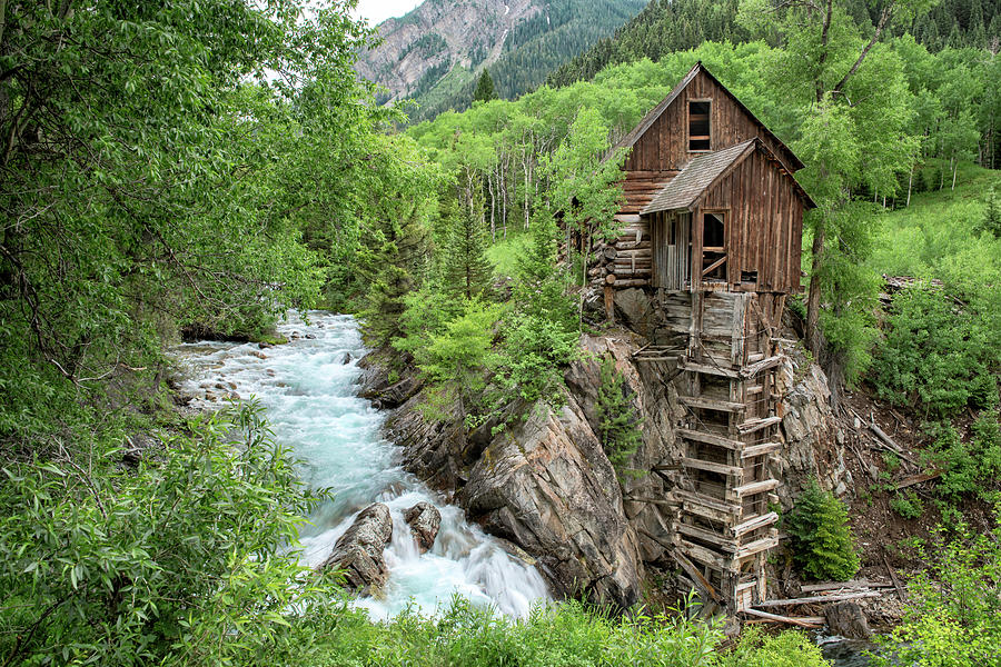 Crystal Mill Colorado 3 Photograph by Angela Moyer