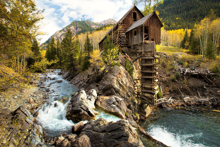 Crystal Mill Fall Photograph By Dave Crowl 