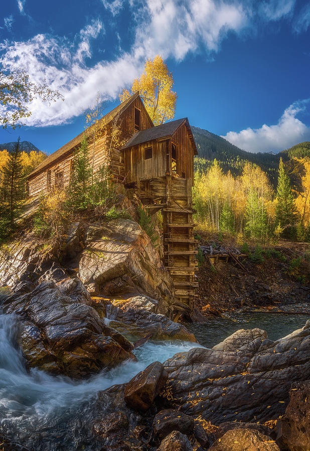 Mountain Photograph - Crystal Mill Morning by Darren White