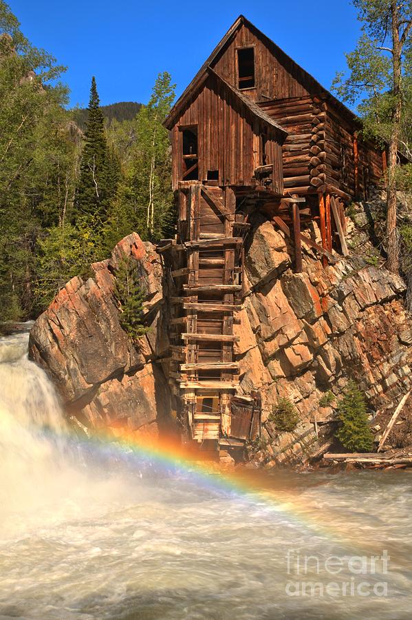 Crystal Mill Rainbow Photograph by Adam Jewell