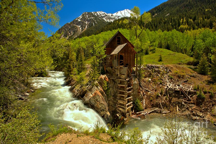 Crystal Mill Summer Landscape Photograph by Adam Jewell