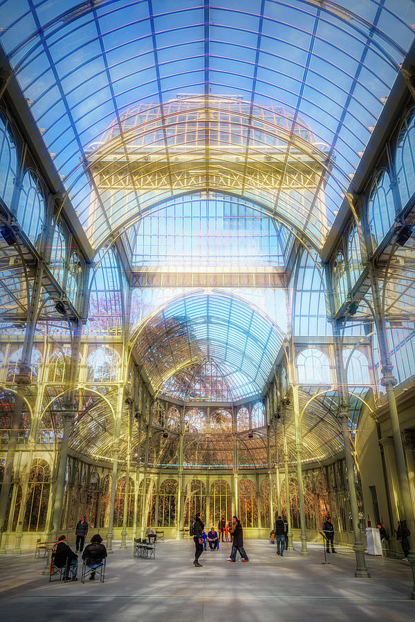 Crystal Palace Madrid Interior Photograph by Joan Carroll