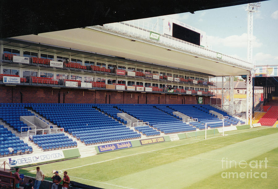 Crystal Palace - Selhurst Park - North Stand Whitehorse Lane 4 - August 1993 Photograph by Legendary Football Grounds