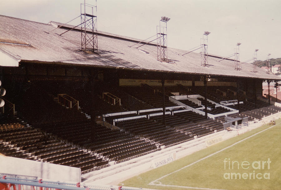 Crystal Palace - Selhurst Park - West Main Stand 3 - 1980s Photograph by Legendary Football Grounds