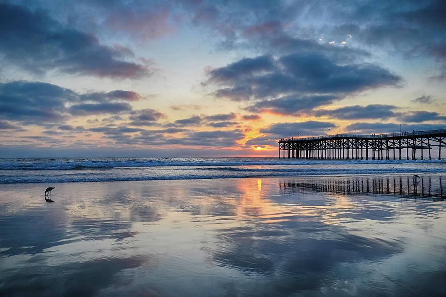 Crystal Pier Sunset Photograph by Kyle Hanson