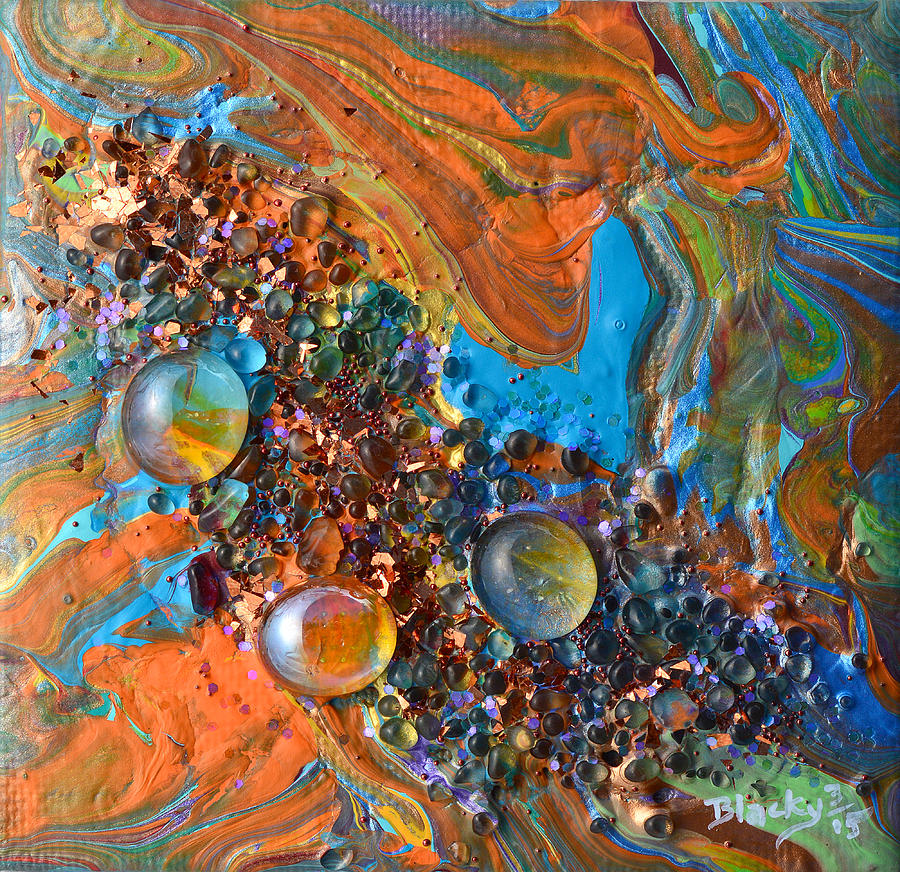 Crystal Reef Of The Keys Mixed Media by Donna Blackhall
