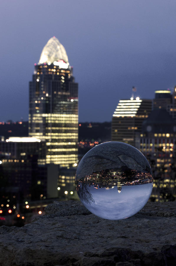 Cincinnati Photograph - Crystal Skyline by Ken Stigler